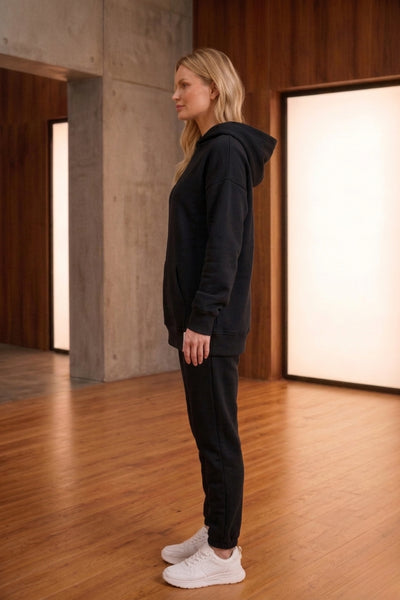 ECO BLACK HOODIE