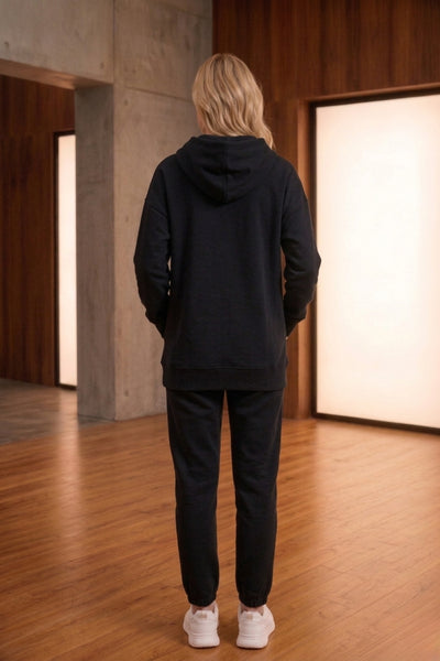 ECO BLACK HOODIE