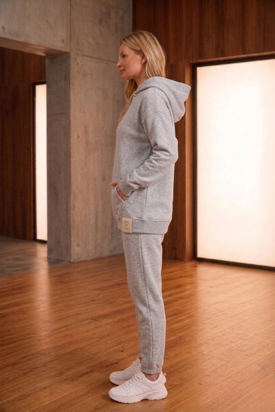 ECO LIGHT GREY HOODIE