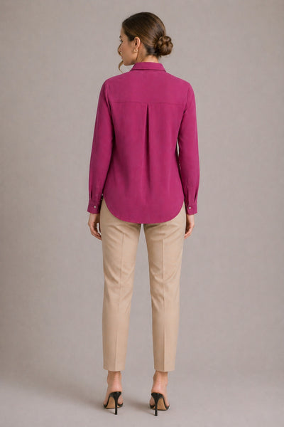 MIA FUCHSIA CUPRO SHIRT