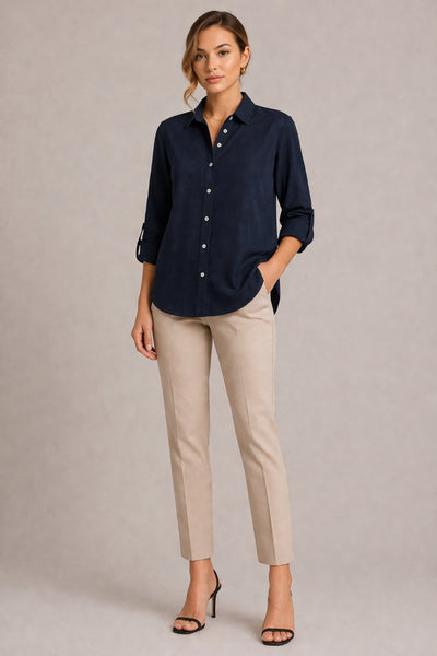 MIA NAVY CUPRO SHIRT
