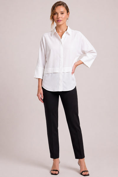 PIA WHITE TENCEL SHIRT