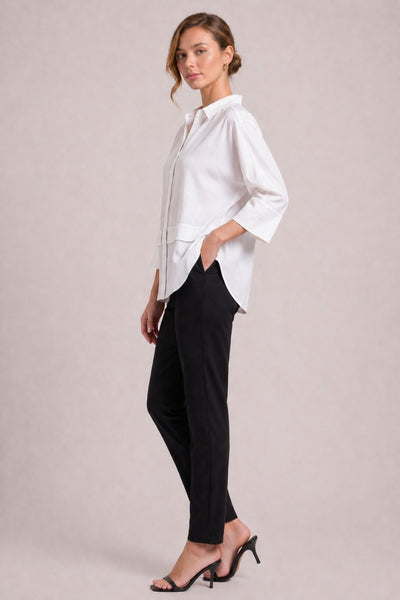 PIA WHITE TENCEL SHIRT
