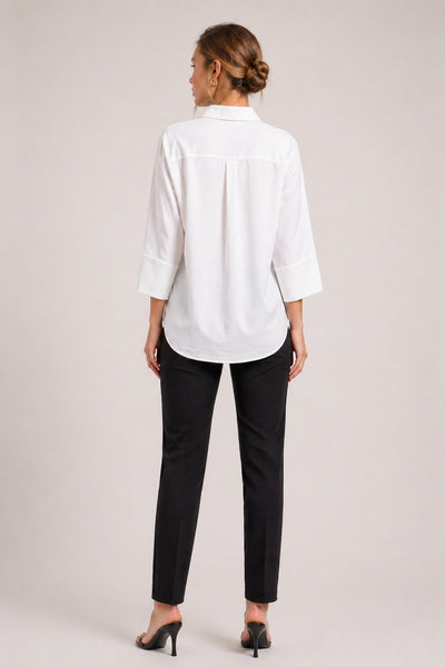 PIA WHITE TENCEL SHIRT