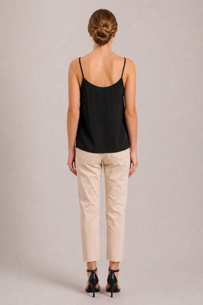 LIN SLEEVELESS BLACK TOP