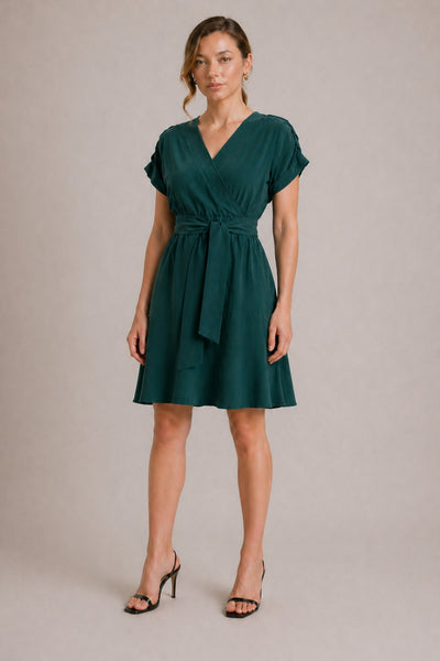 URBANTESS GREEN TENCEL DRESS