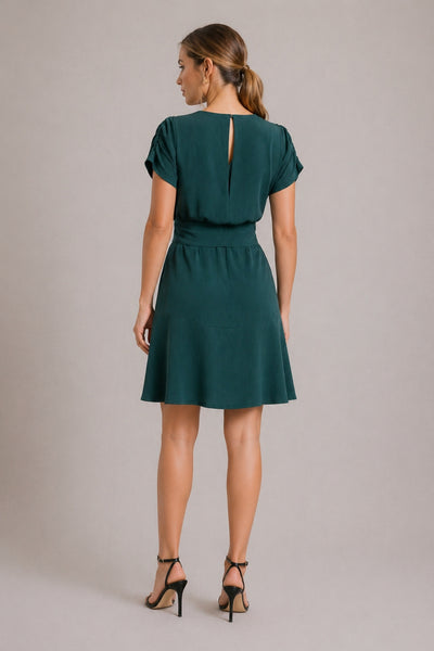 URBANTESS GREEN TENCEL DRESS