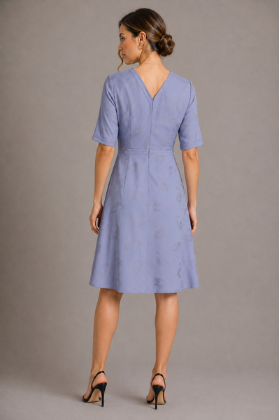 LYN LILAC GREY DRESS
